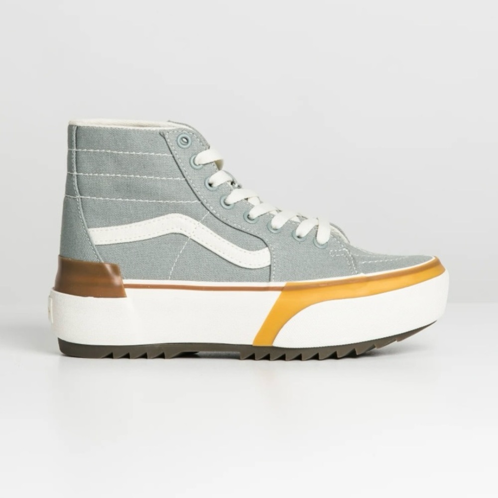 WOMENS VANS SK8 HI TAPERED STACKED CANVAS